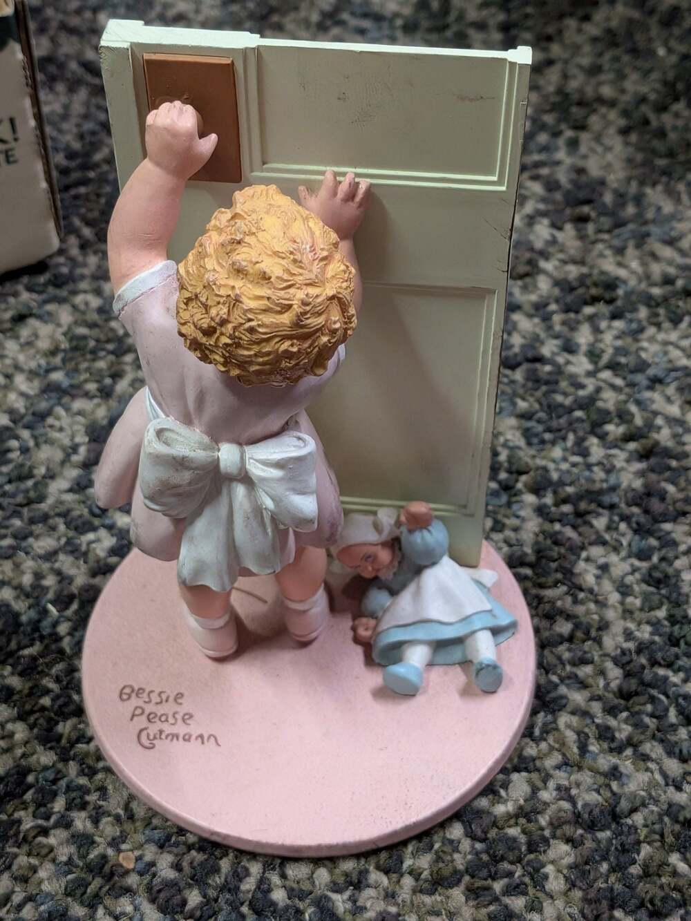 Danbury Mint Bessie Pease Gutmann May We Come In Figurine